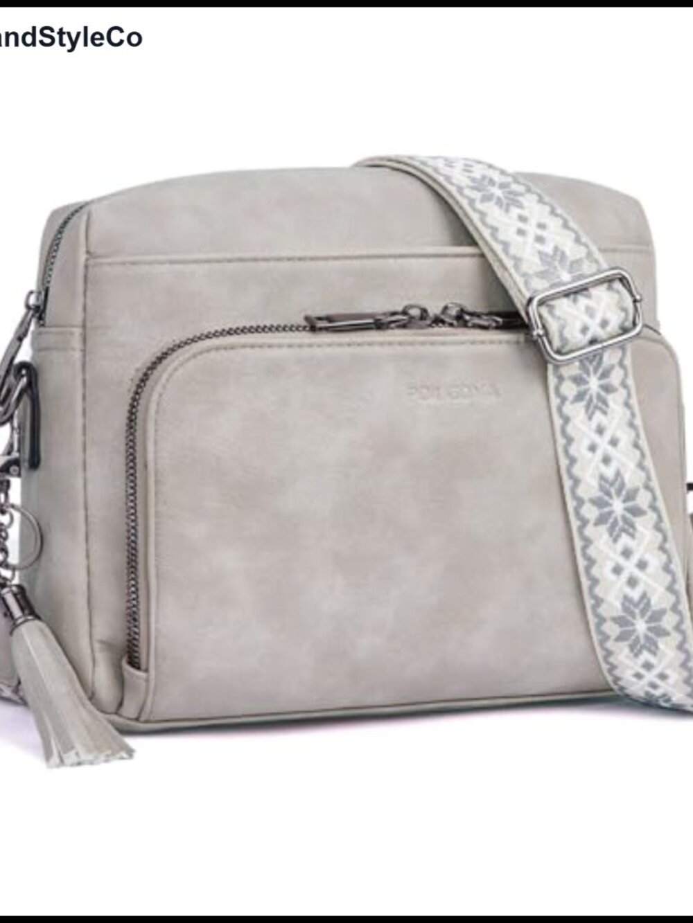 Leather Crossbody Bag for Women Travel Purse Built-In RFID Wallet